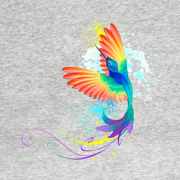 Splendid Rainbow Hummingbird by Blackmoon9